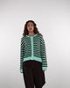 Strickjacke mit Streifen