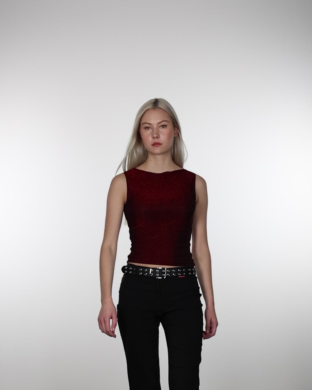 Top mit Glitzer