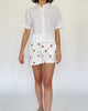 Musselin Shorts mit Krebsprint