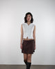 Taillierte Bluse aus Leinen-Mix