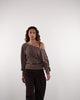 Offshoulder Langarmshirt mit Streifen