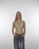 Neckholdertop mit Glitzer