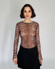Mesh Body mit Leoprint
