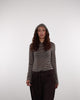 Gestreiftes Longshirt mit Kapuze