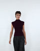 Elegantes Kurzarmshirt mit Stehkragen