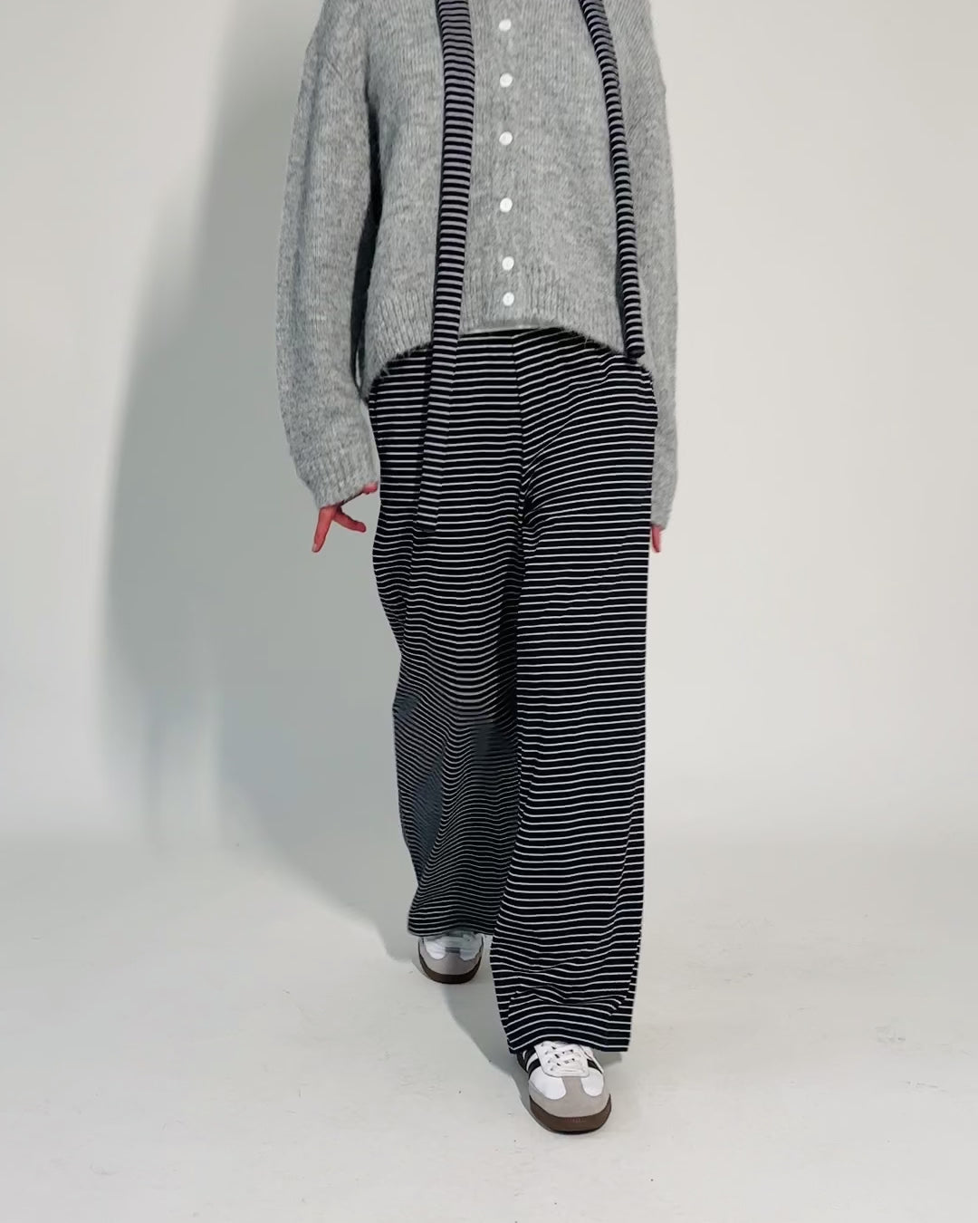 Gestreifte lockere Hose