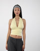 Neckholder Top zum Binden in Bewegung