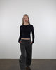 Langarmshirt mit Rundhalsausschnitt im Laufen