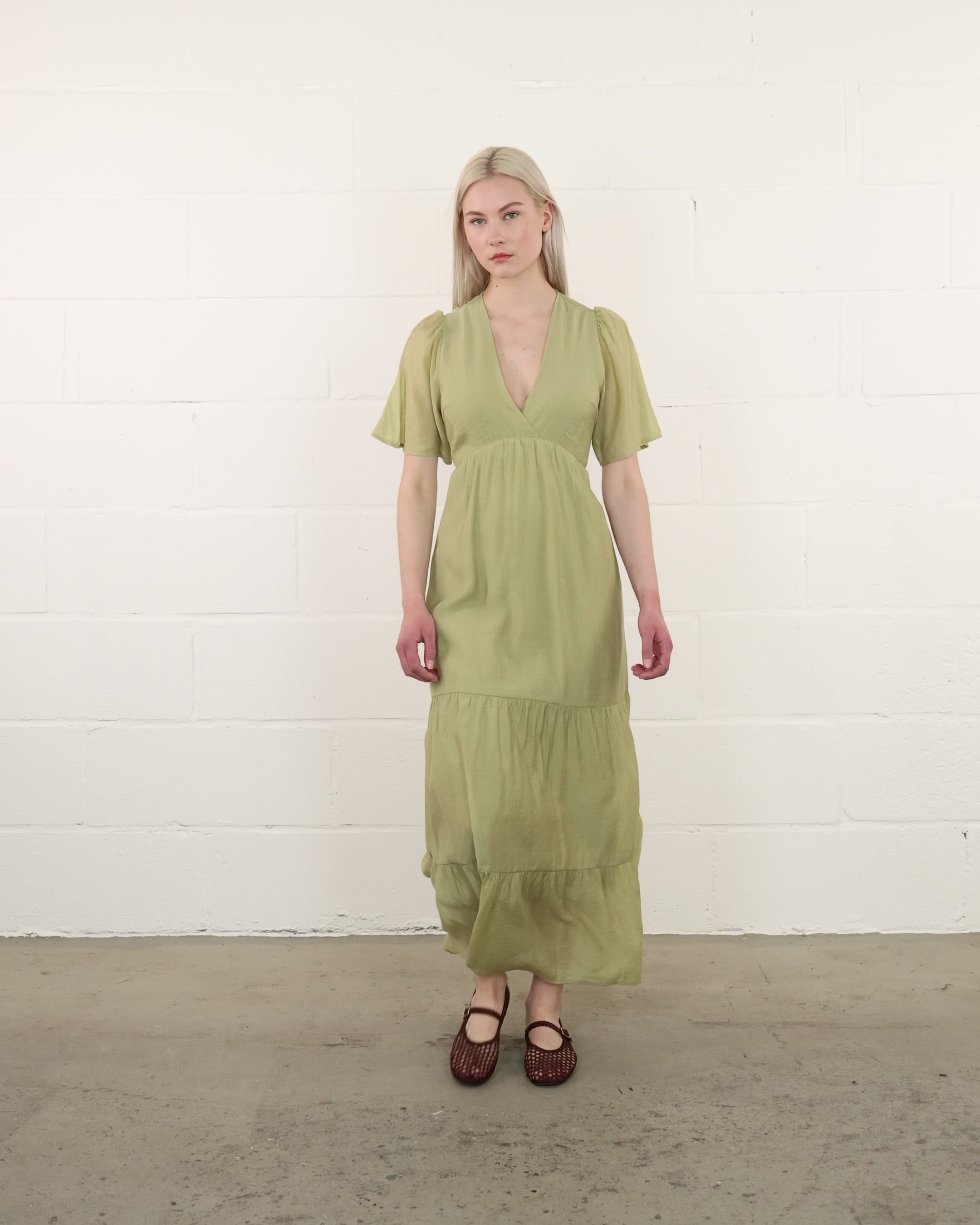 Luftiges Sommerkleid mit Seidenanteil