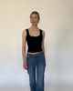 Tanktop mit Spitzendetails