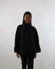 Weite Trench Jacke mit Stehkragen