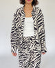 Bluse mit Zebraprint