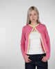 Gestreifter Cardigan aus Baumwolle im Laufen