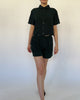 Schlichte Shorts aus Viskose